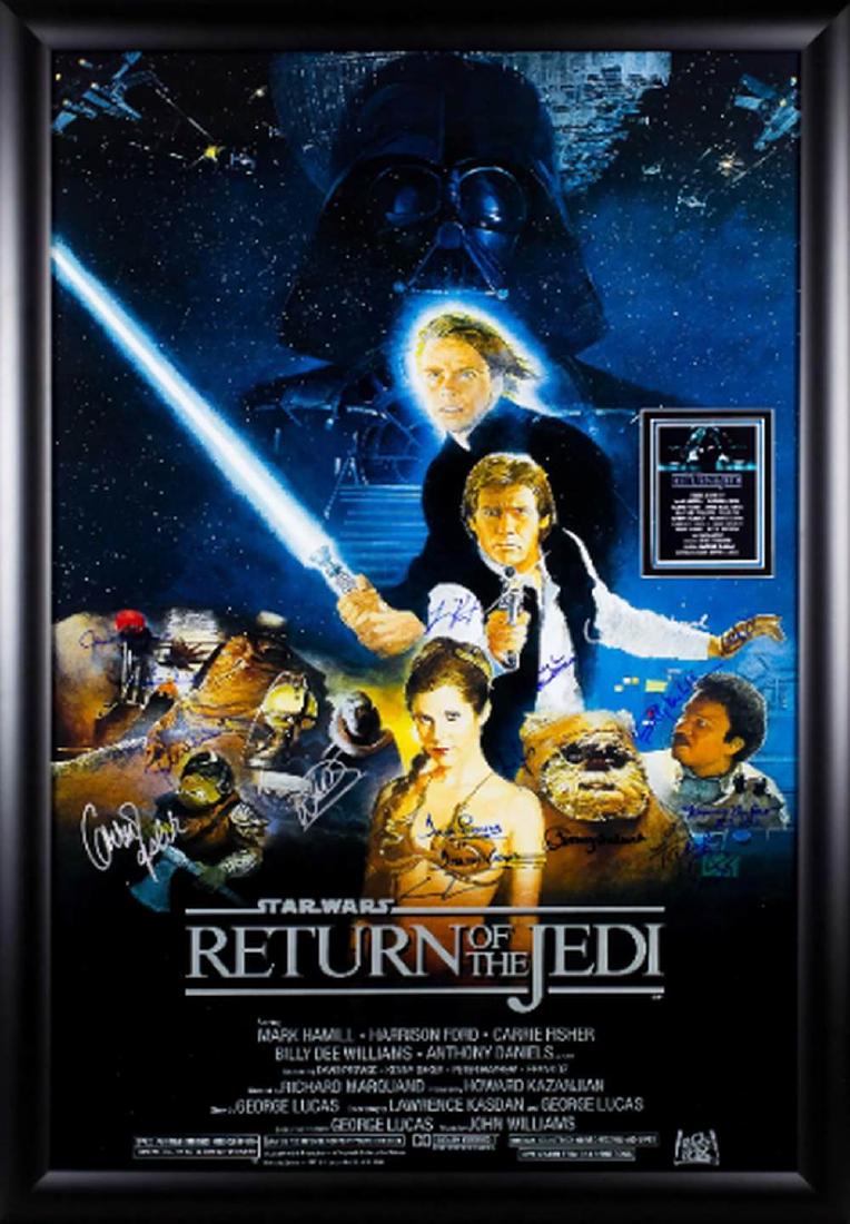 Star Wars - Return of the Jedi - Signed Movie Poster (1 of 1)