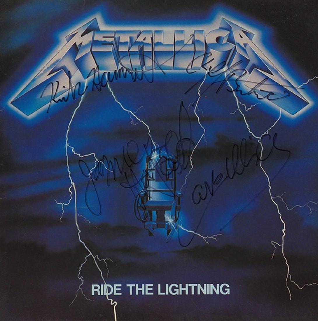 Metallica "ride The Lightning" Album