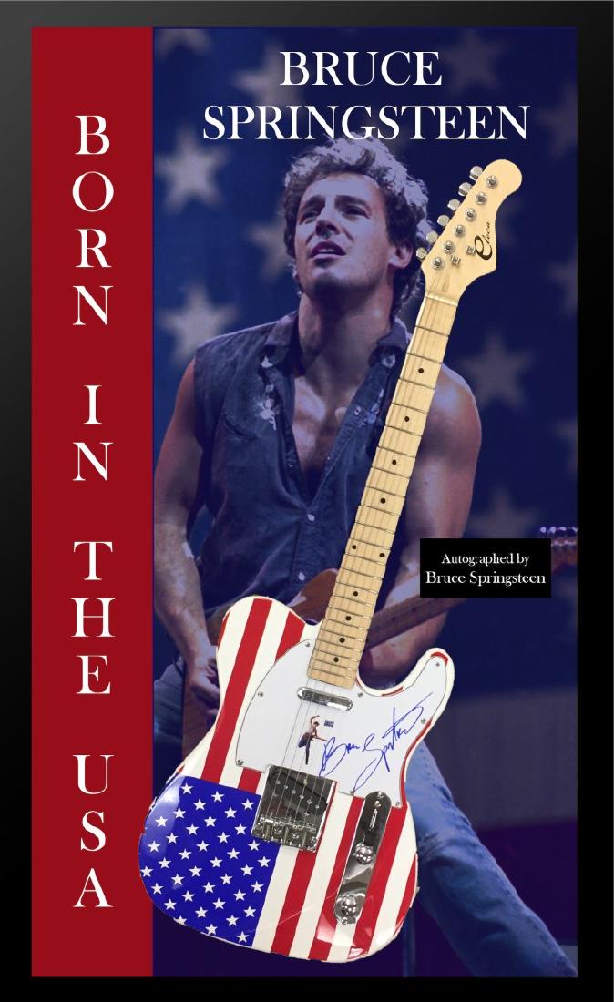 Bruce Springsteen Signed Guitar "Flag" Edition (1 of 1)