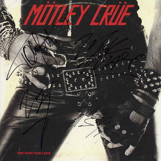 Motley Crue "too Fast For Love" Album