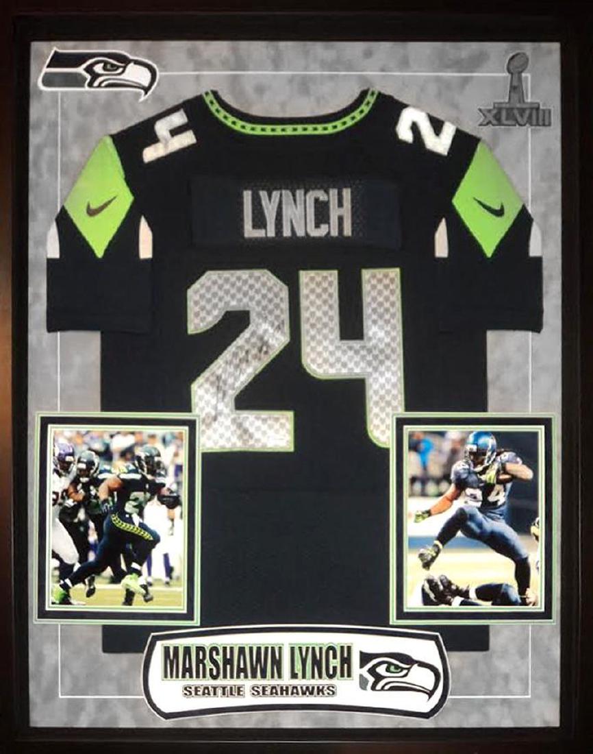 marshawn lynch signed jersey