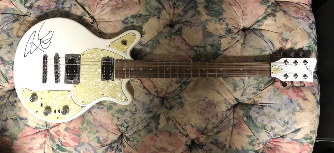 David Bowie Signed Guitar (1 of 1)