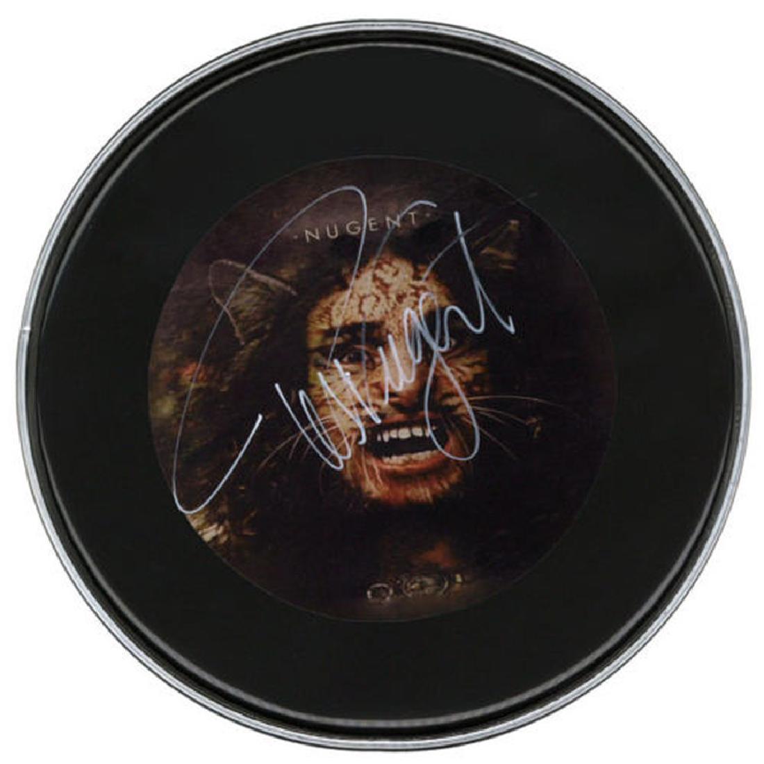 Ted Nugent Signed Drum Head (1 of 1)