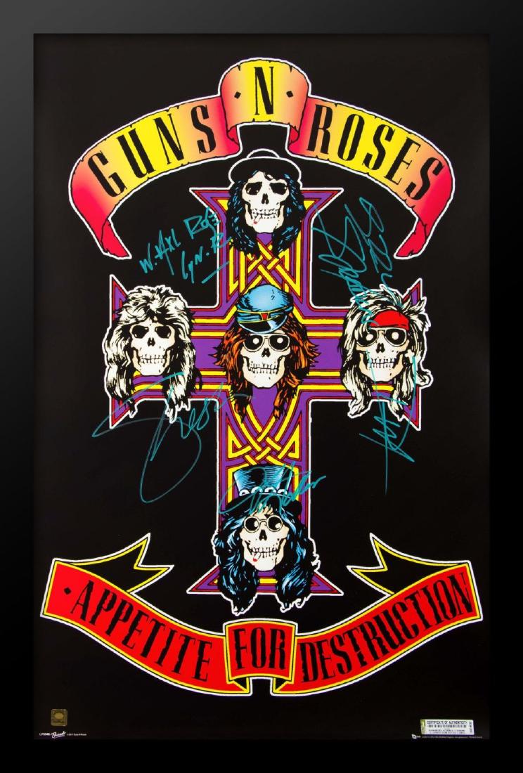 Guns N Roses Signed Poster (1 of 1)