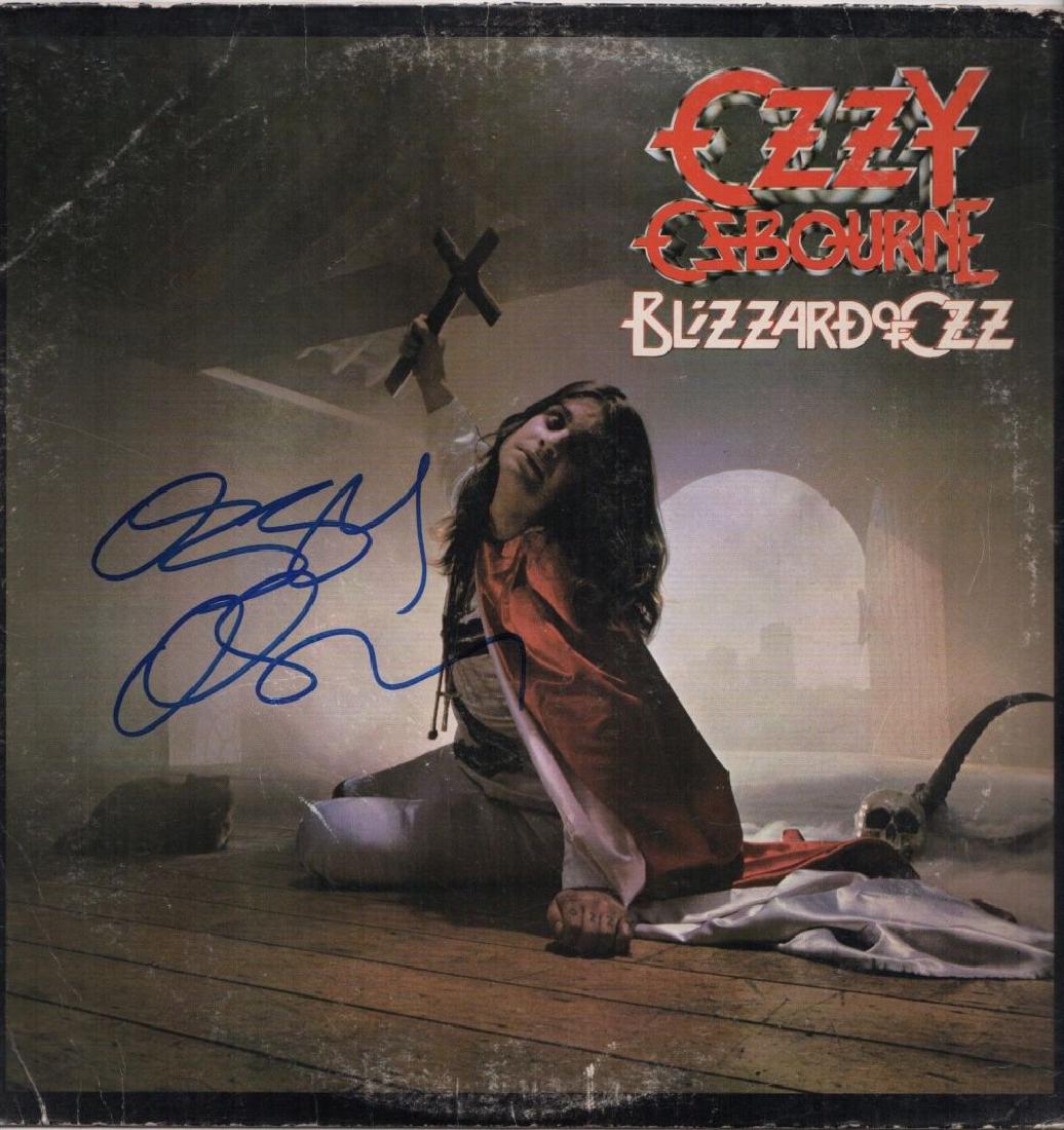 Ozzy Osbourne Blizzard of Ozz サイン入り Ozzy Osbourne & Randy Rhoads Signed Blizzard Of Ozz Program