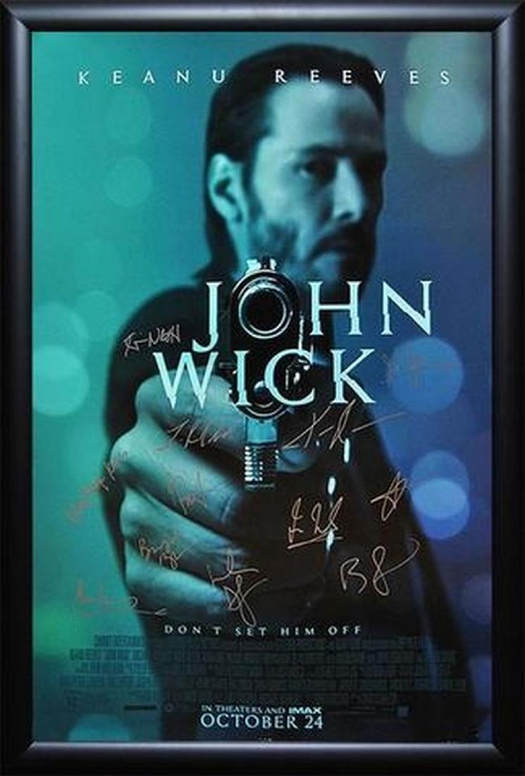 John Wick - Signed Movie Poster (1 of 1)