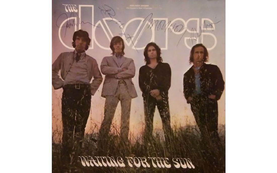 The Doors Signed Waiting for the Sun Album (1 of 1)