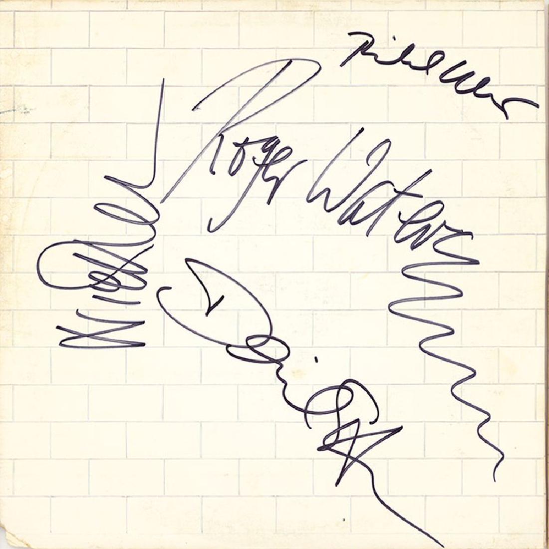 The Who Signed The Wall Album: Signed by Roger Waters, David Gilmour, Nick Mason and Richard Wright