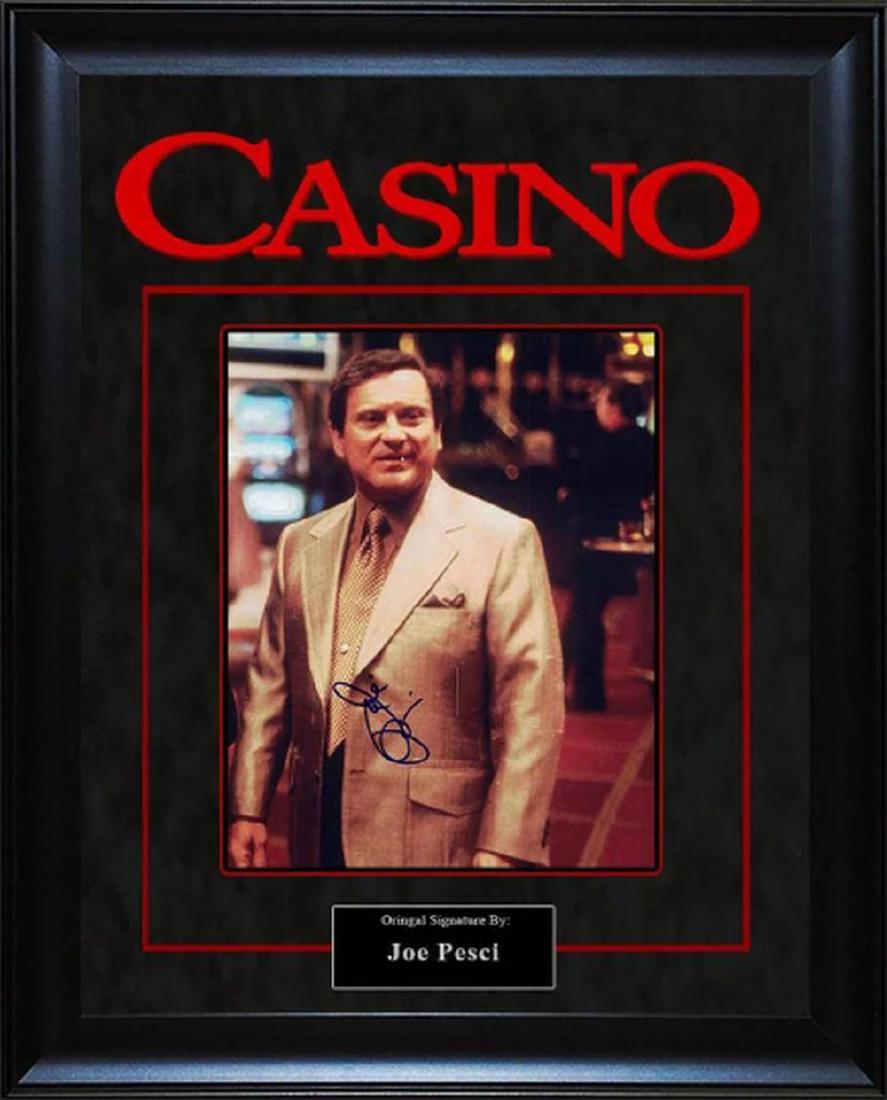 Casino - Signed by Joe Pesci - Framed Artist Series (1 of 1)