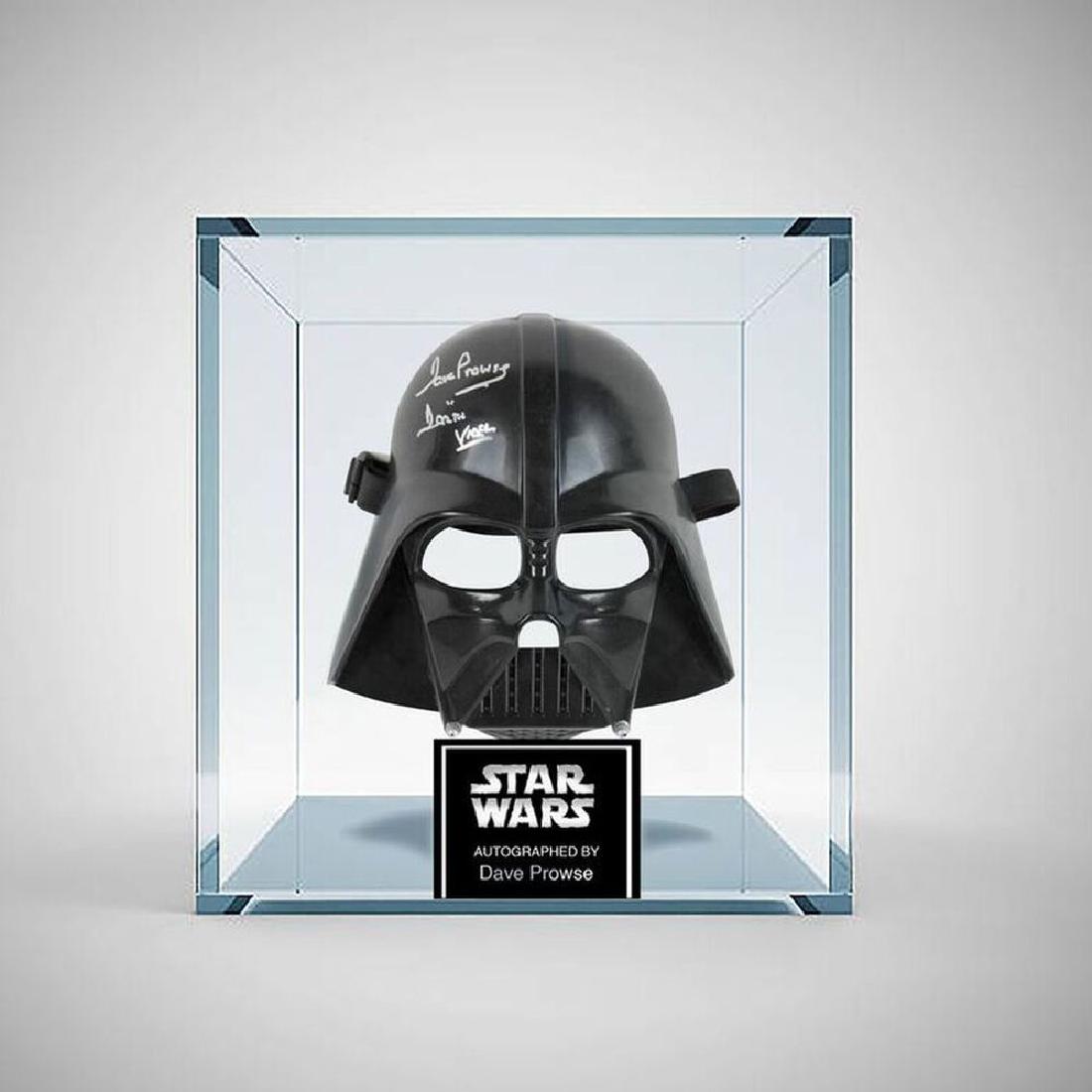 Star Wars' Darth Vader Signed Mask (1 of 1)