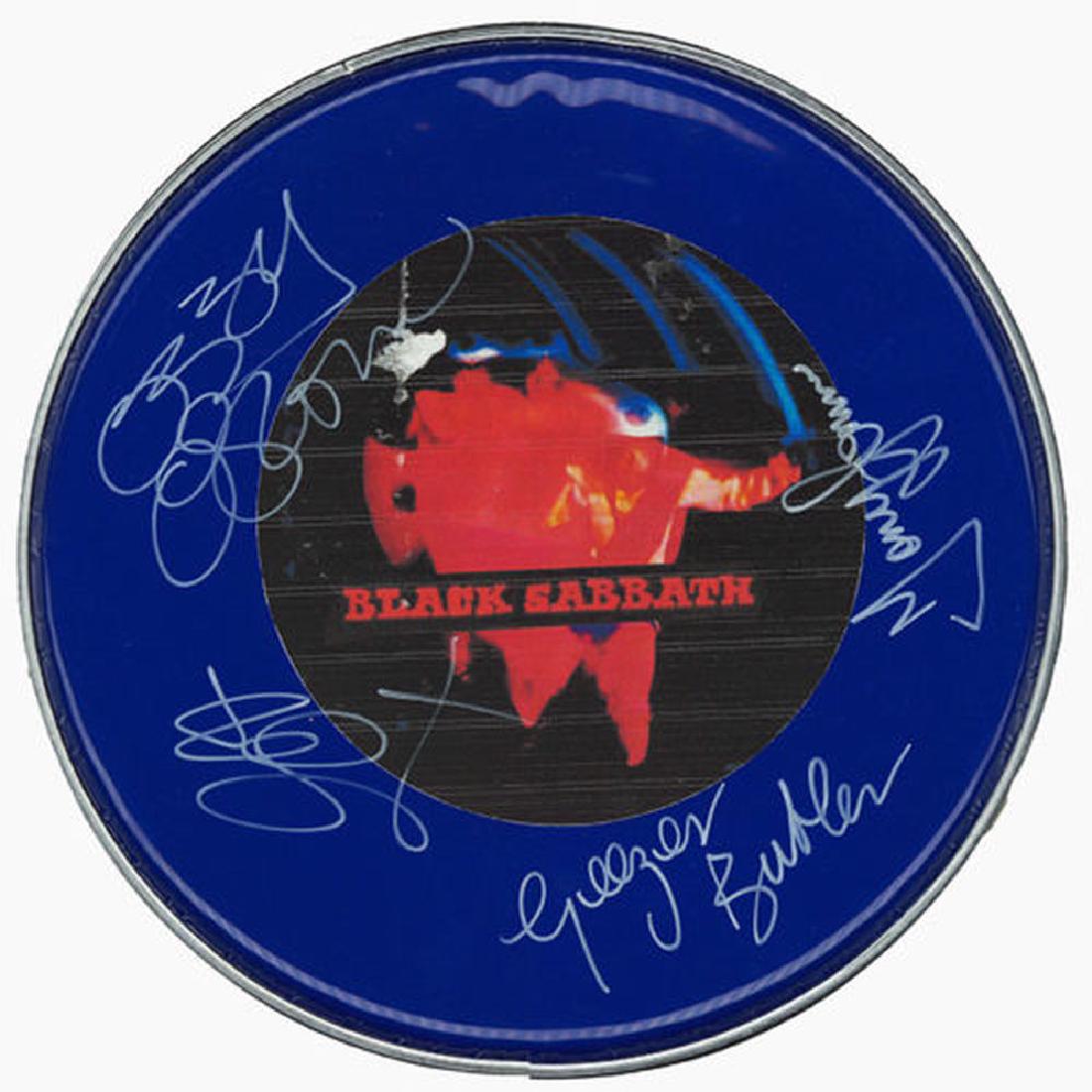 Black Sabbath Signed Drum Head (1 of 1)