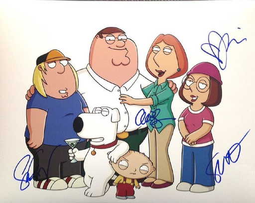 Family Guy Signed Drawing