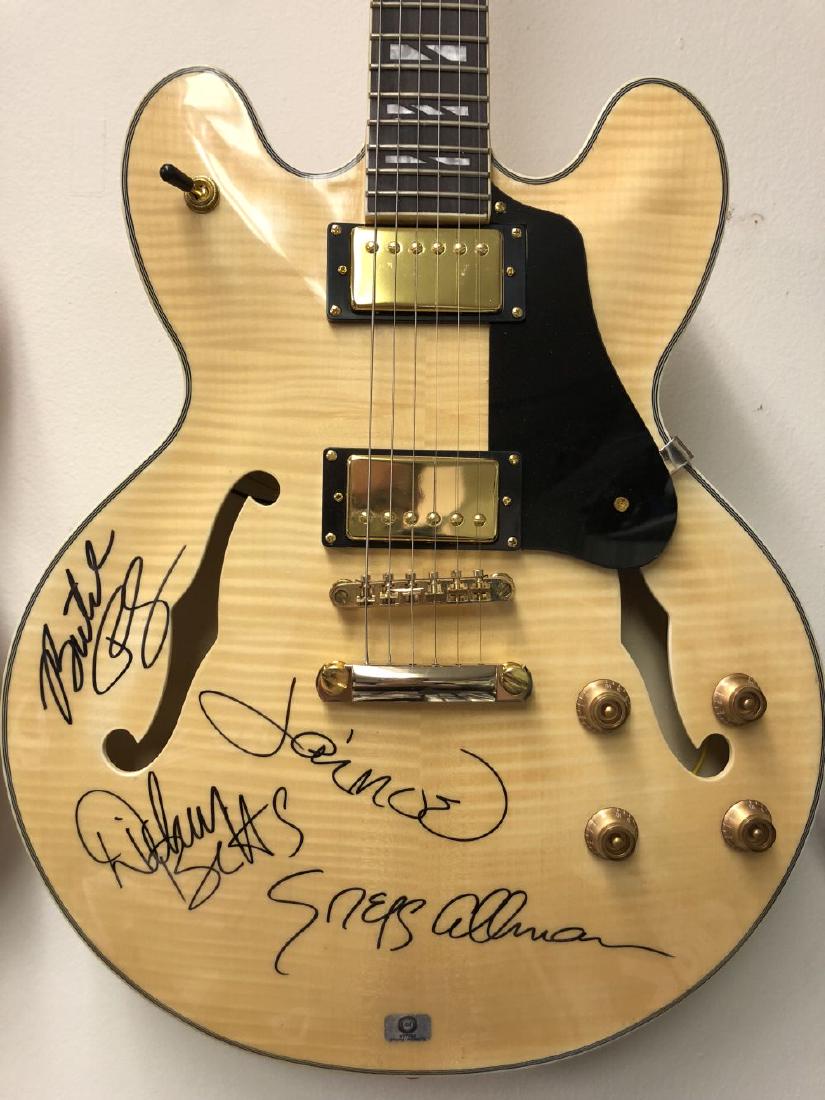Allman Brothers Signed Hollow Body Guitar (1 of 1)