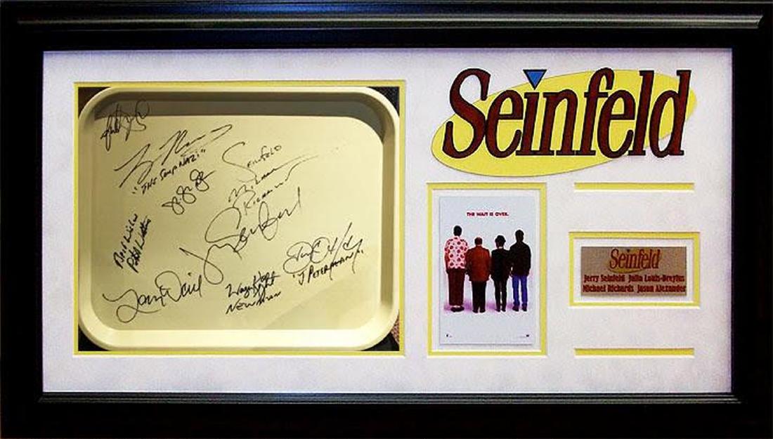 Seinfeld Framed Signed Tray Collage (1 of 1)
