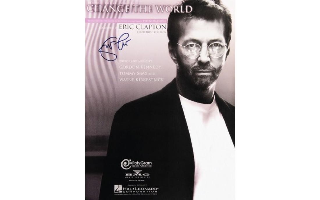Eric Clapton Change The Word Sheet Music (1 of 1)
