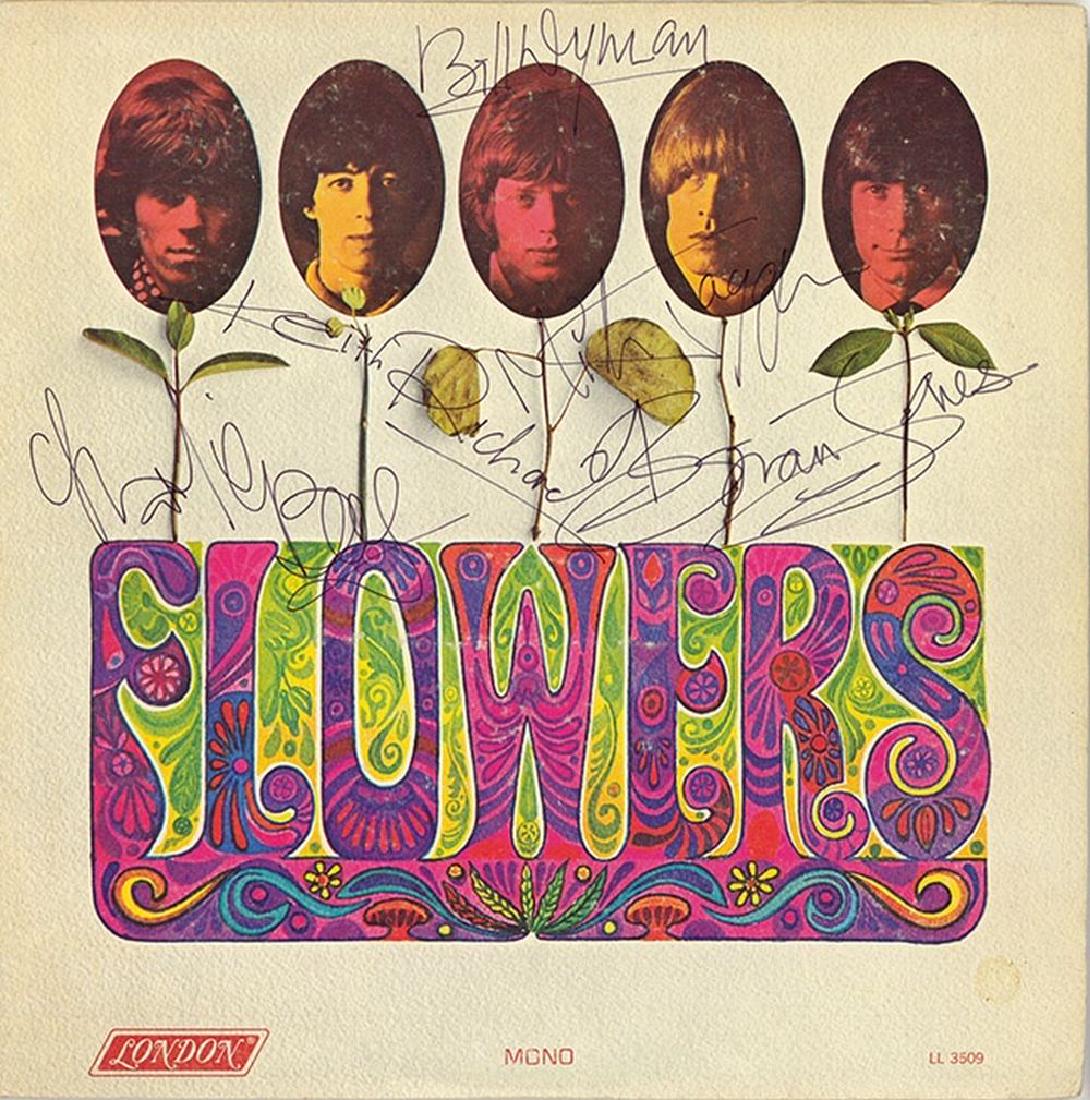 The Rolling Stones Signed "Flowers" Album