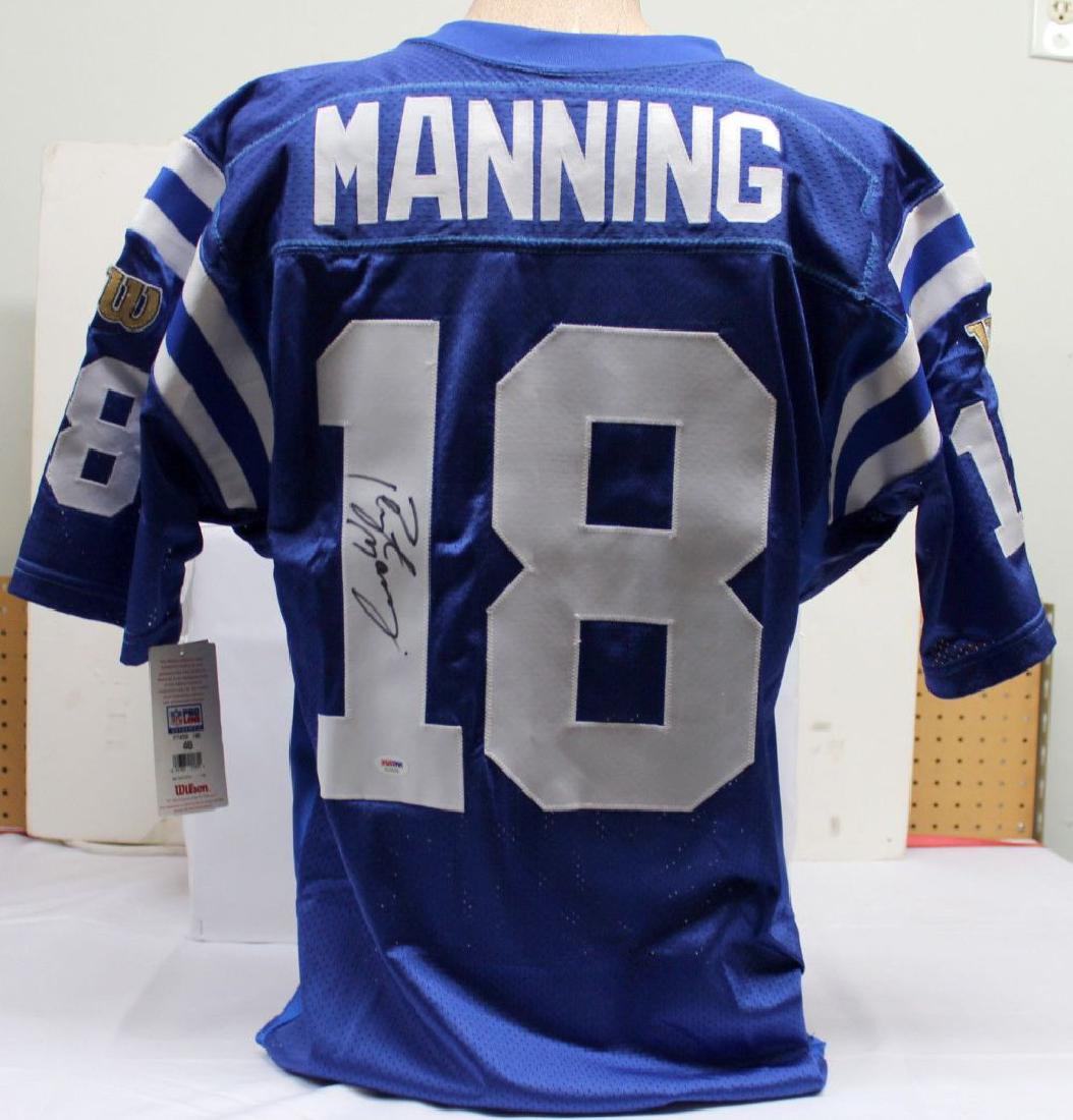 peyton manning signed colts jersey