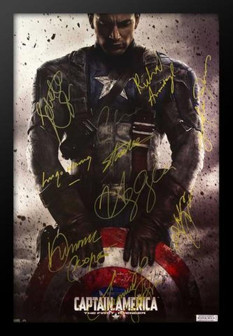 Captain America First Avenger - Signed Movie Poster (1 of 1)
