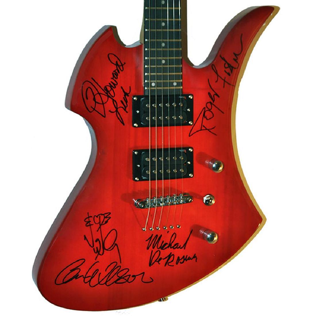 Signed Red B.C Rich Mockingbird Guitar (1 of 1)