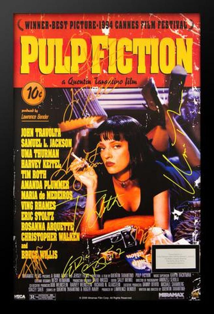 Pulp Fiction - Signed Movie Poster (1 of 1)