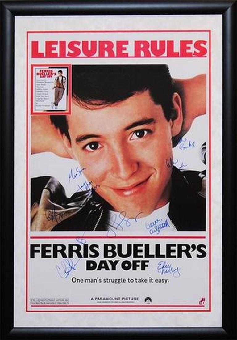 Ferris Bueller's Day Off - Signed Movie Poster (1 of 1)