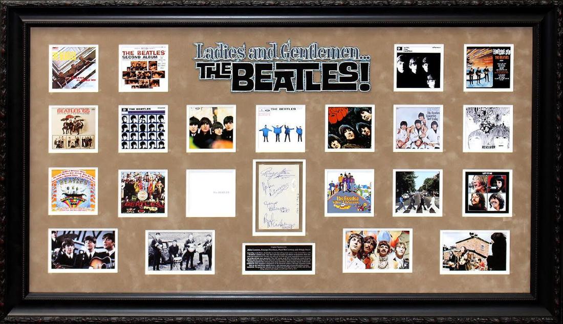 Beatles Signed Signature Collage (1 of 1)