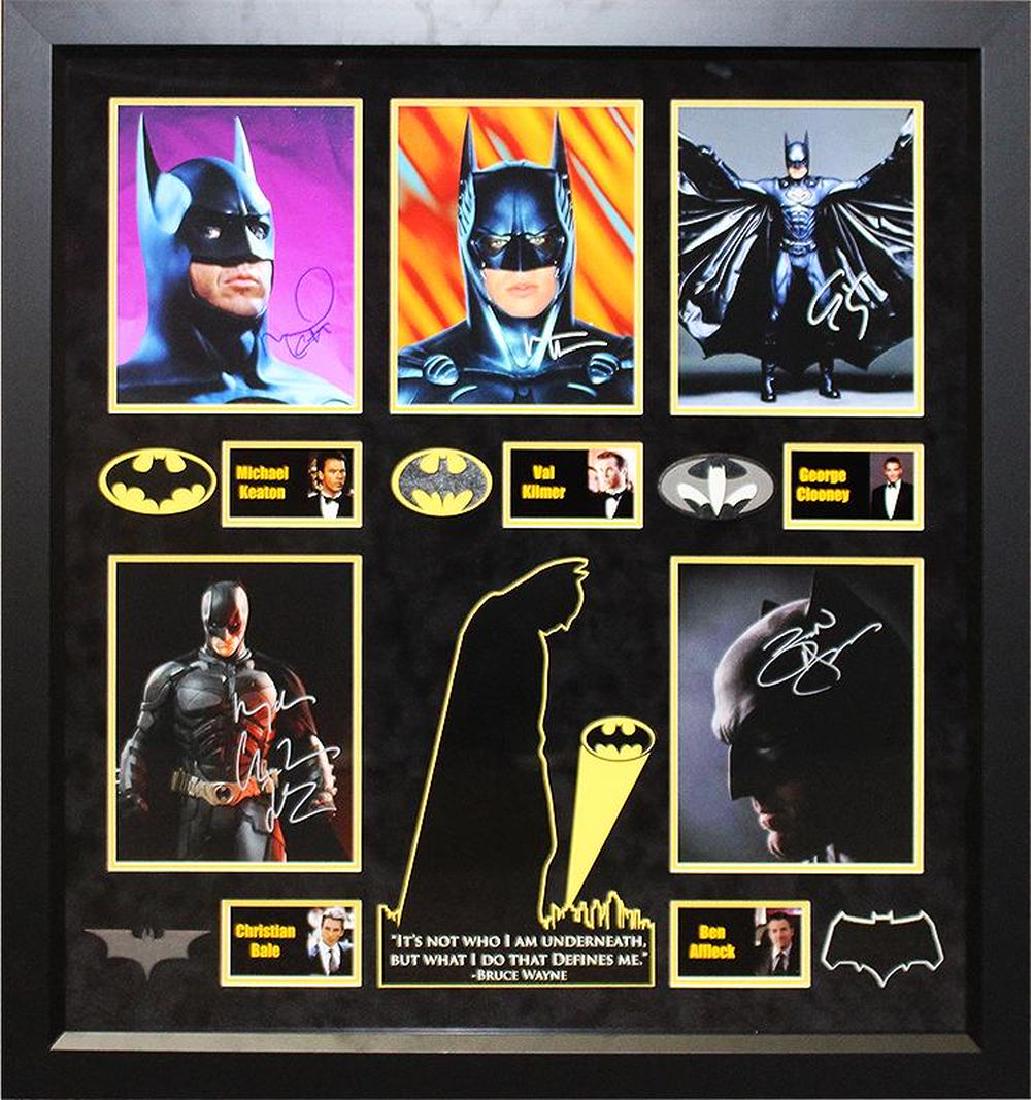 Batman Actors Signed Collage (1 of 1)