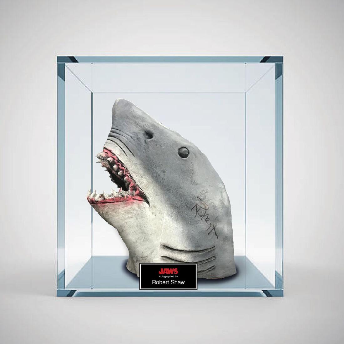 Jaws' Robert Shaw Signed Shark Mask (1 of 1)