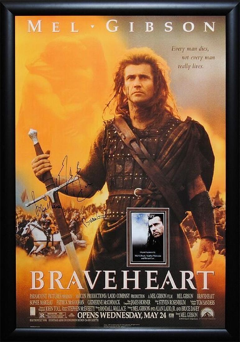 Braveheart Signed Movie Poster (1 of 1)