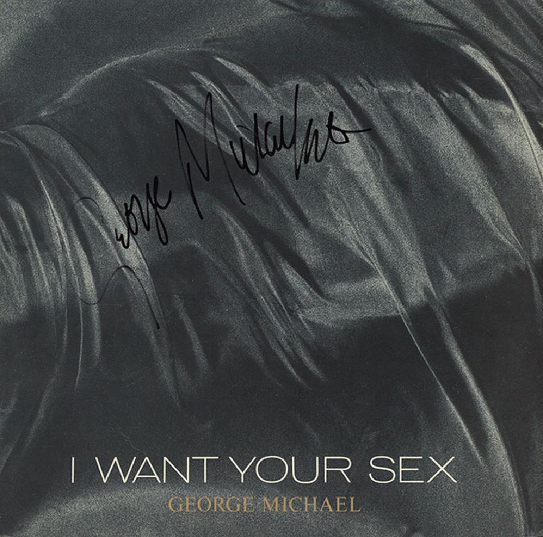 George Michael Signed I Want Your Sex Album (1 of 1)