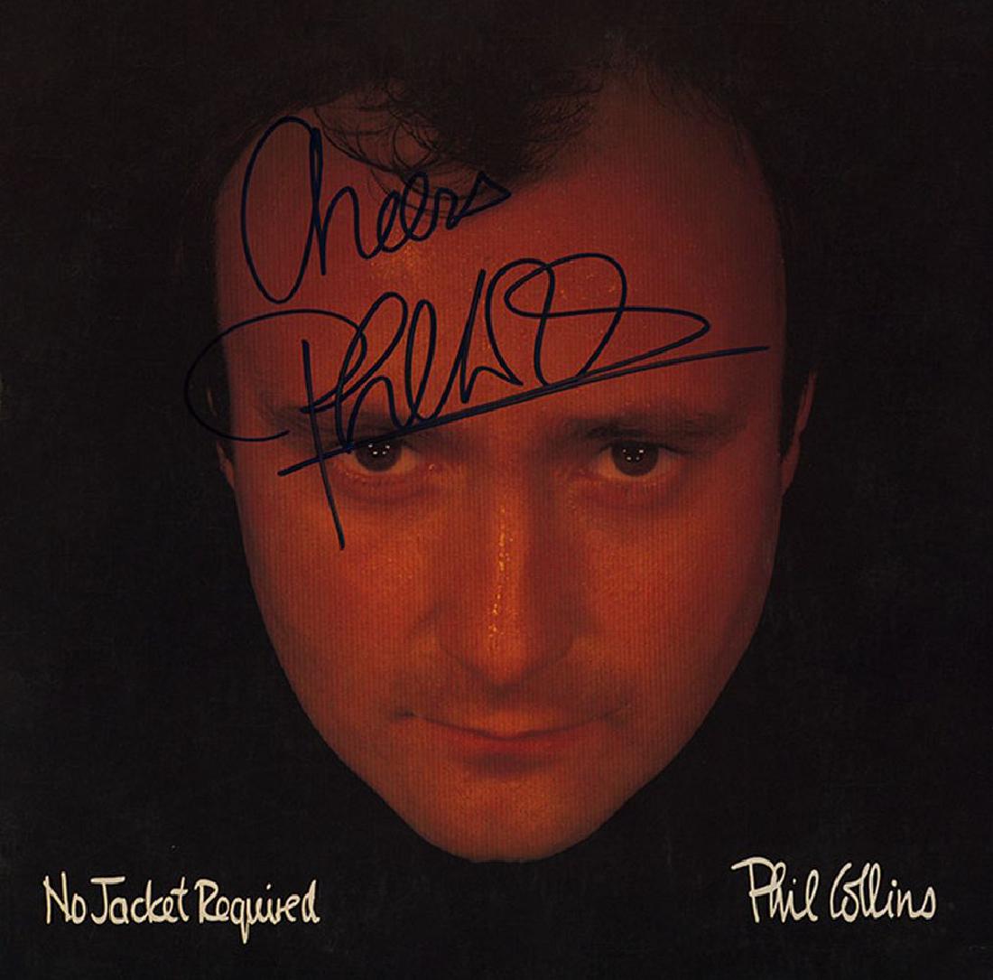 Phil Collins Signed No Jacket Required Album (1 of 1)