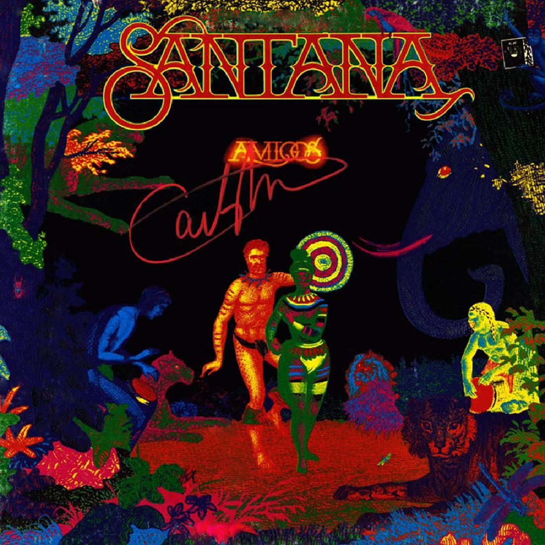 Carlos Santana Signed Amigos Album (1 of 1)