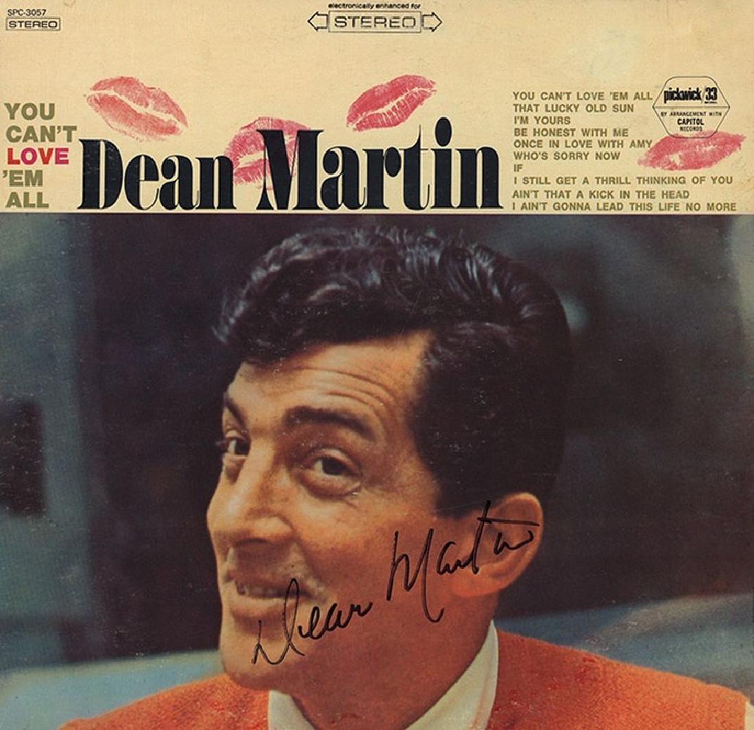 Dean Martin Signed You CanÕt Love ÔEm All Album (1 of 1)