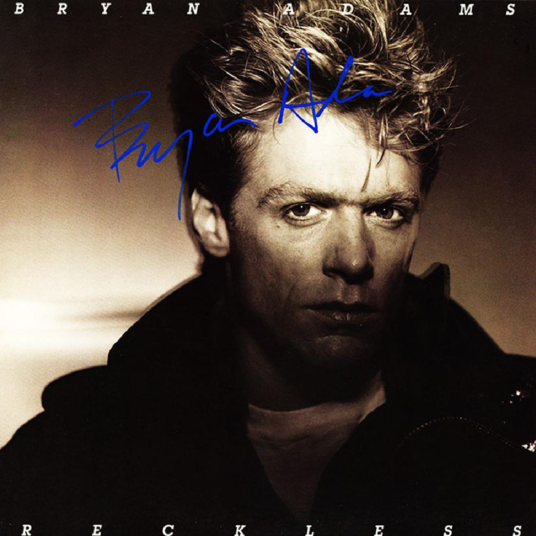 Bryan Adams Signed Reckless Album (1 of 1)
