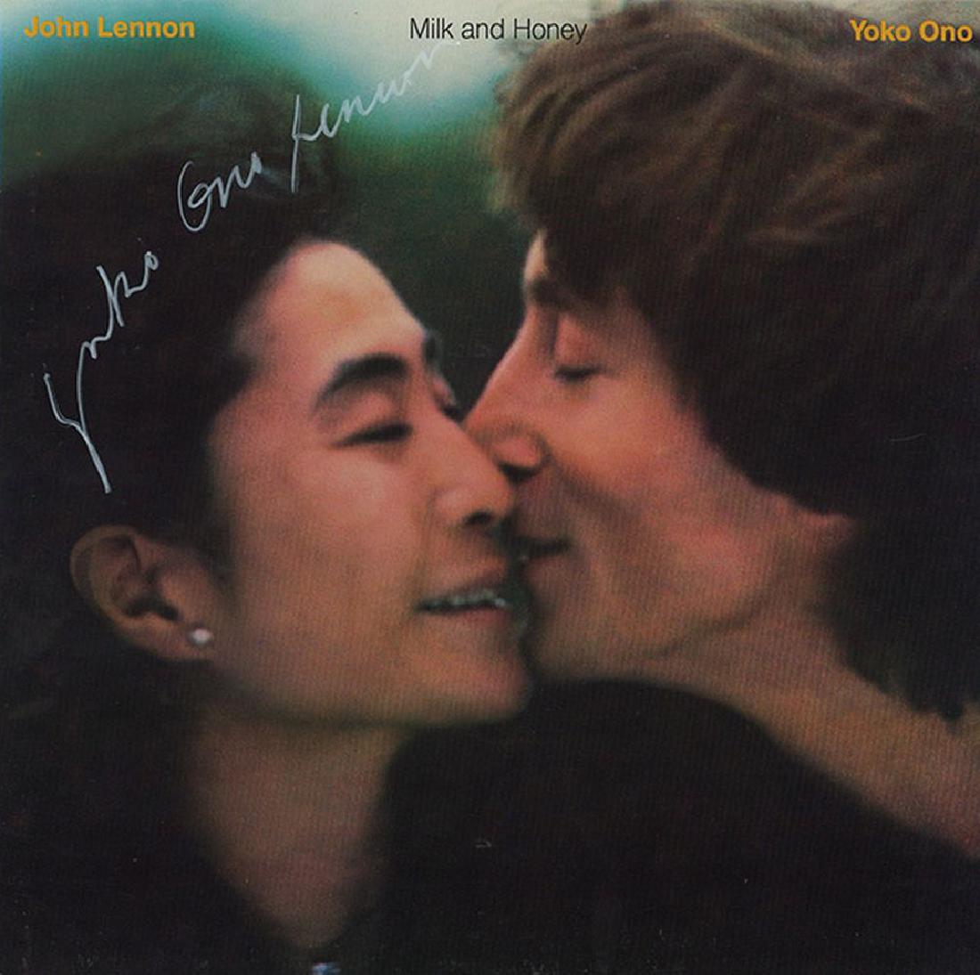 Yoko Ono Signed Milk And Honey Album (1 of 1)