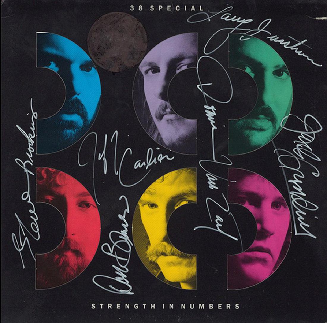 38 Special Band Signed Strength In Numbers Album (1 of 1)