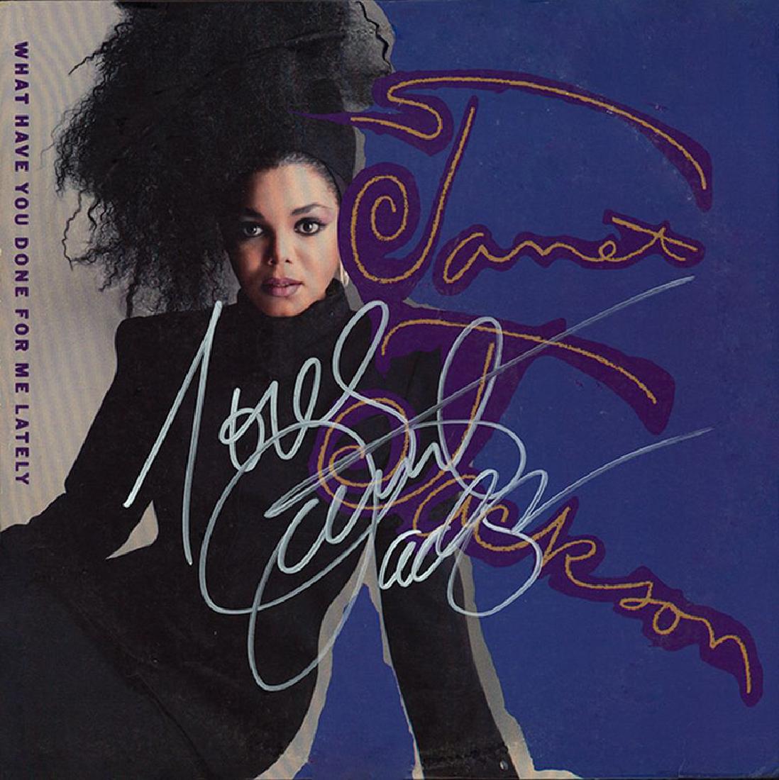 Janet Jackson Signed What Have You Done For Me Lately (1 of 1)