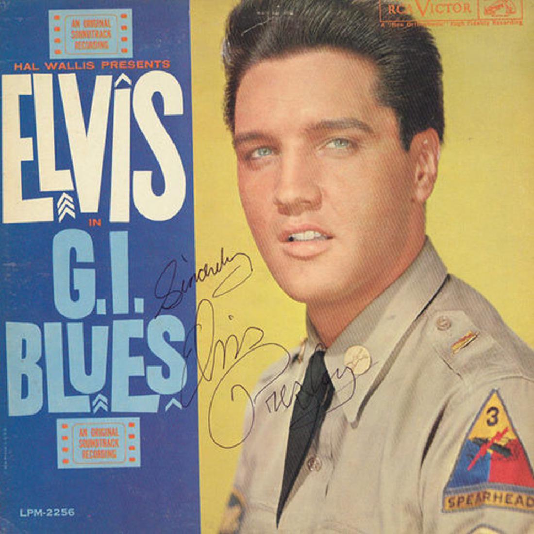 Elvis Presley Signed G.I. Blues Album (1 of 1)