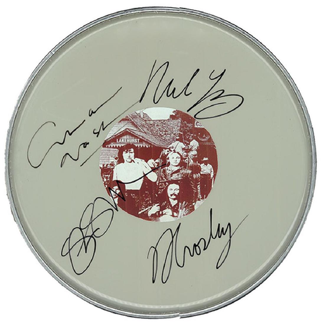 Crosby Stills Nash & Young Drum Head (1 of 1)