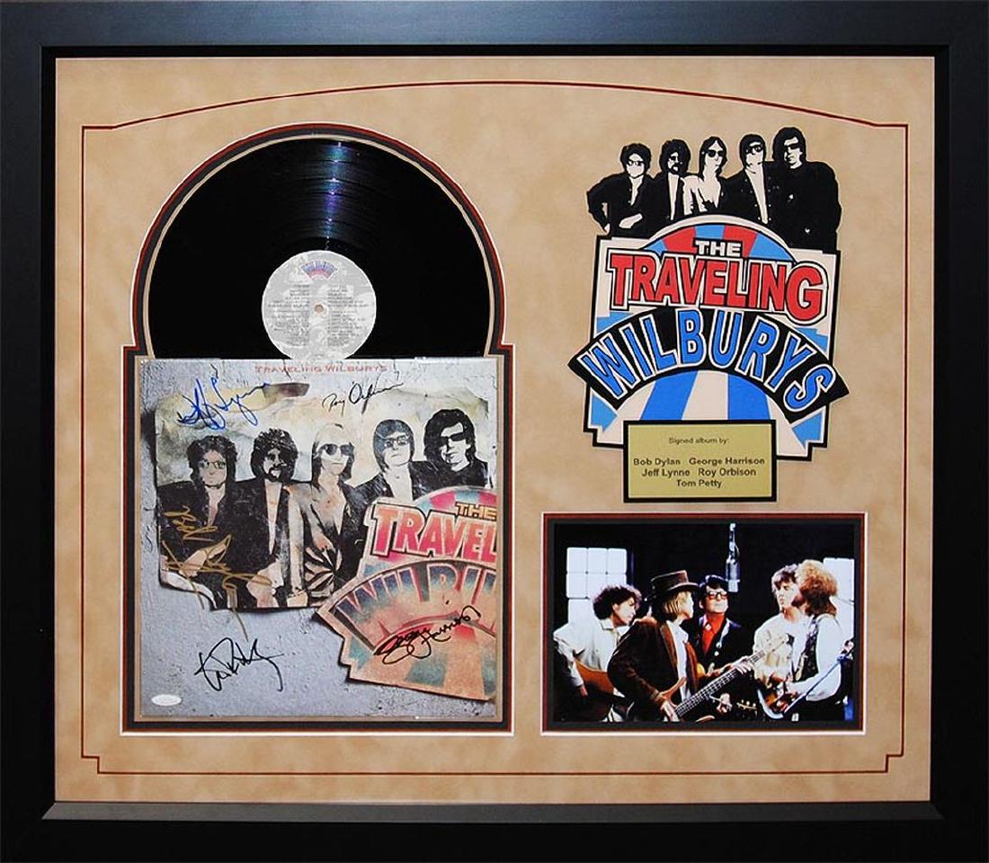 Traveling Wilburys "Vol. 1" Signed Album: Signed by George Harrison, Bob Dylan, Tom Petty, Roy Orbison, and Jeff Lynne