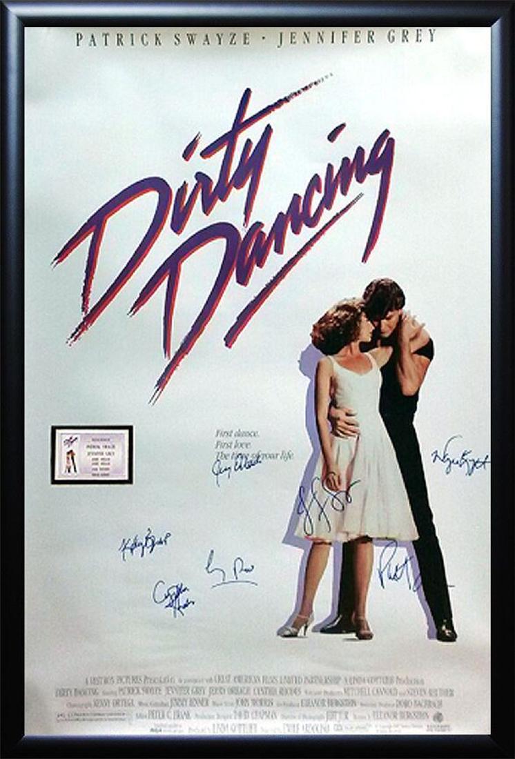 Dirty Dancing Signed Movie Poster (1 of 1)