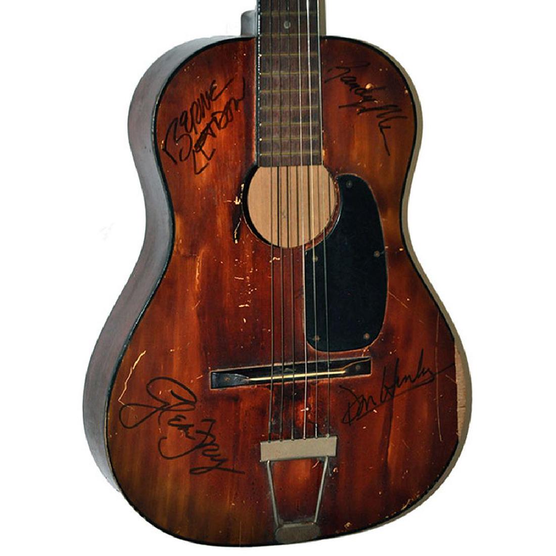 Eagles Signed Acoustic Guitar