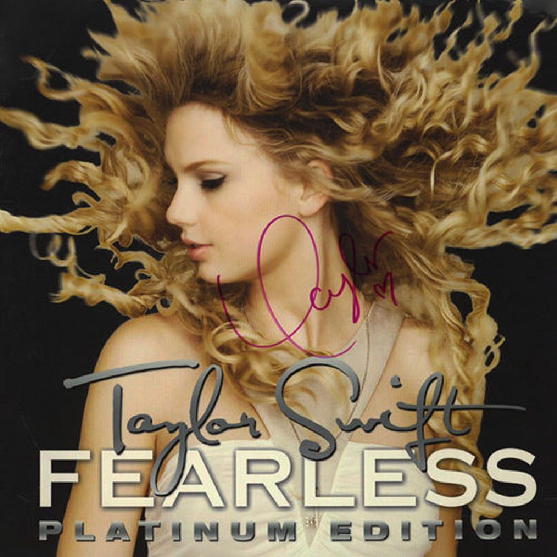 Taylor Swift Signed "Fearless Platinum Edition" (1 of 1)