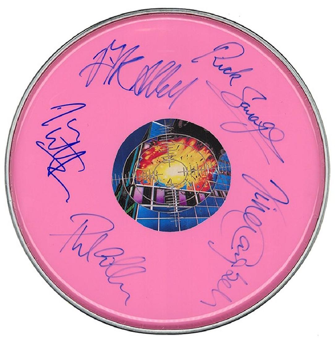 Def Leppard Signed Drum Head (1 of 1)