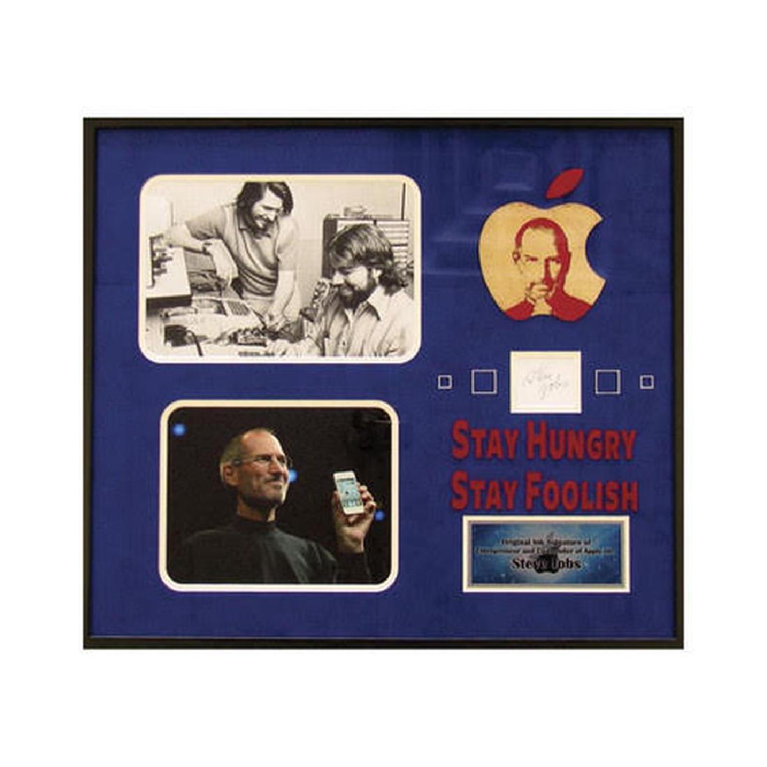 Steve Jobs Signature Collage: Signed by Steve Jobs