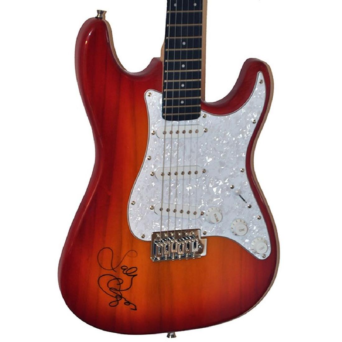 Lady Gaga Signed Sunburst Stratocaster Styled Guitar (1 of 1)