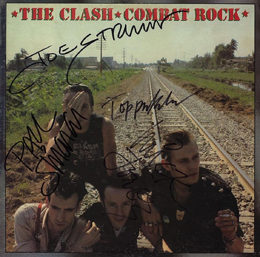 The Clash Band Signed Combat Rock Album (1 of 1)