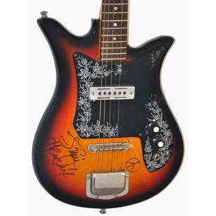 Jimi Hendrix Signed Guitar: Signed by Jimi Hendrix