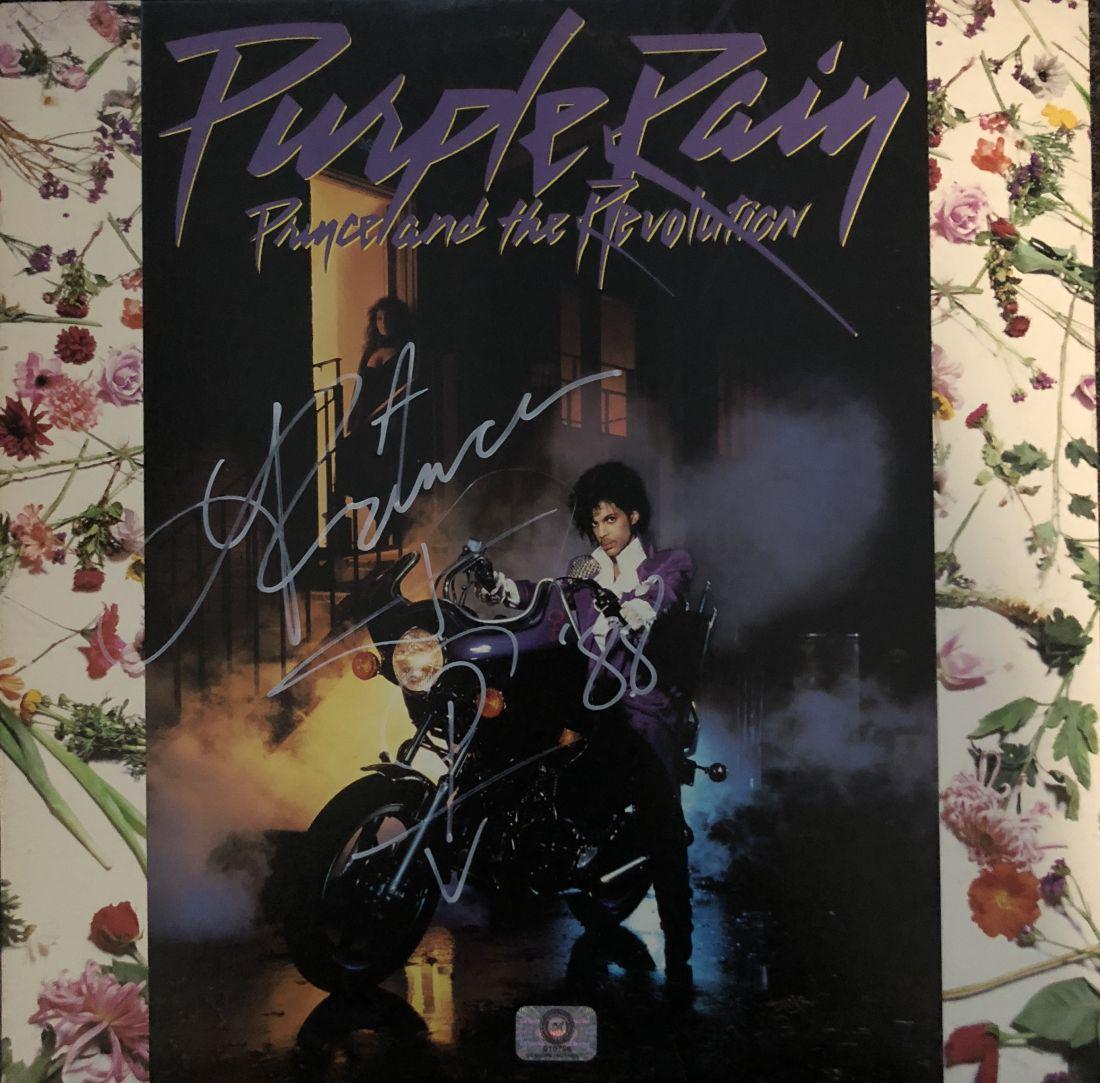 Prince Signed Purple Rain Album (1 of 1)