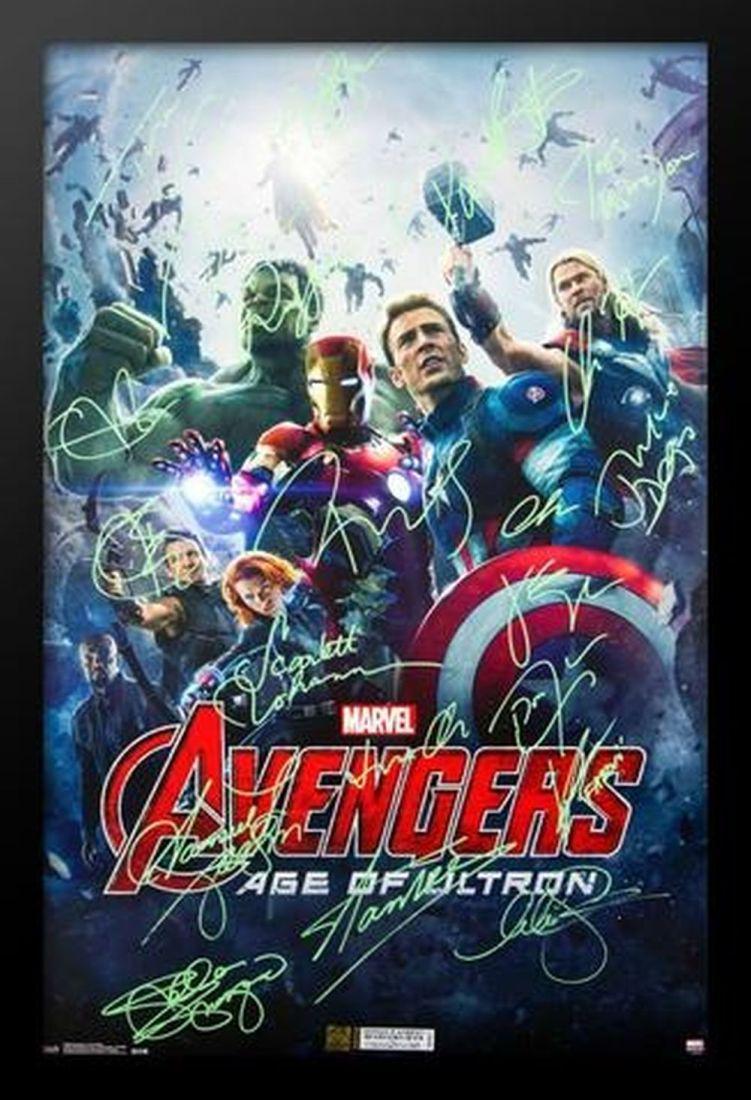 The Avengers - Age of Ultron - Signed Movie Poster (1 of 1)
